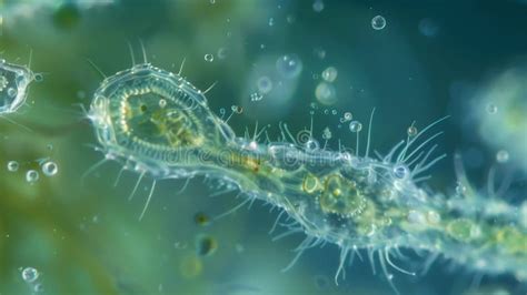  Vorticella! Ein winziges Radtier, das die Tiefen des mikroskopischen Lebens erobert